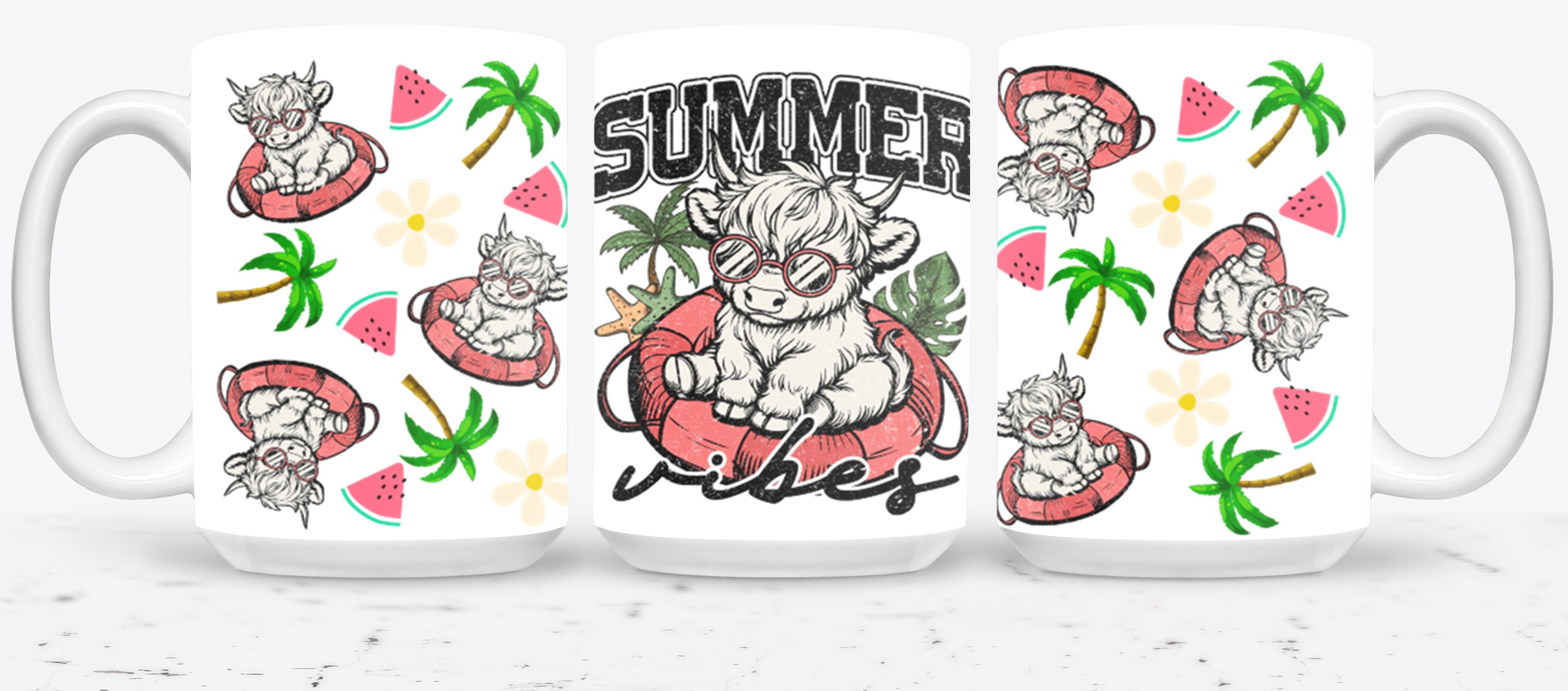 Summer Highland Cow-10670